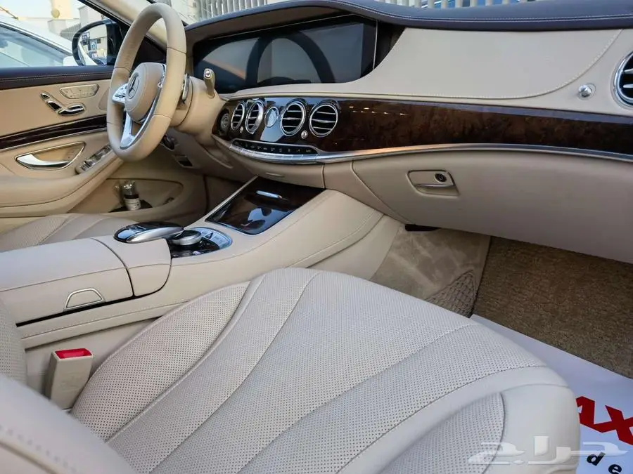 Mercedes Benz S450 2018 مميز اللون الزيتي كالجديد 1