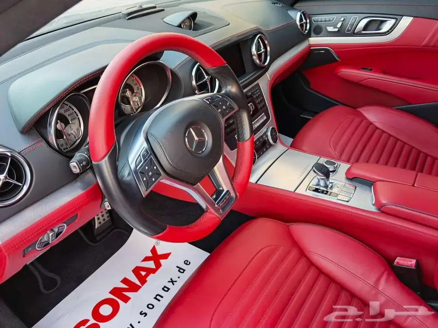 Mercedes SL550 كشف لون مميز من النوادر عالشرط 3