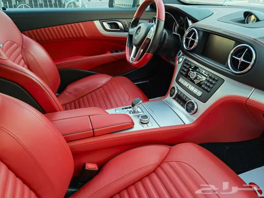 Mercedes SL550 كشف لون مميز من النوادر عالشرط 2