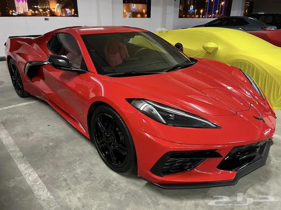 كورفيت C8 ستنغراي كشف Corvette C8 Stingray أحمر 2023م 10