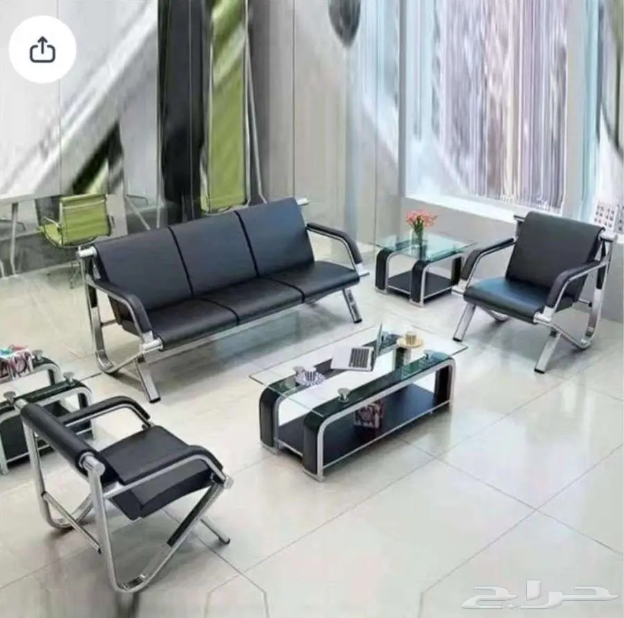 كنب مكتبي جلد فاخر 16