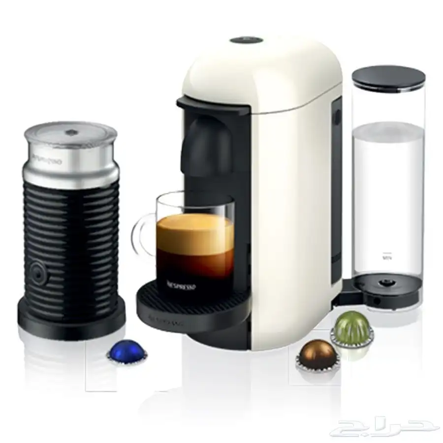 Nespresso Vertuo Plus Coffee Machine  White   Aeroccino index