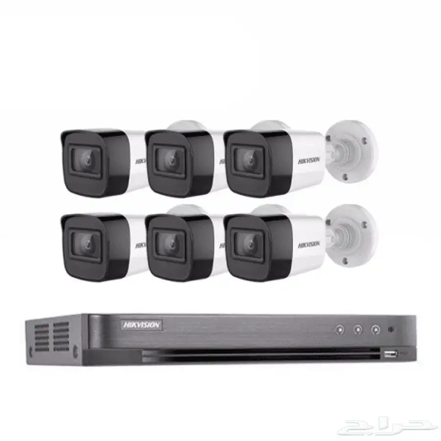 7 كاميرات مع جهاز IP 1
