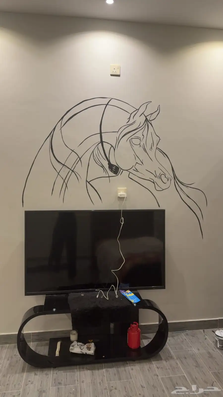 رسم على جداري او لسطبلات او غرف خيل 1