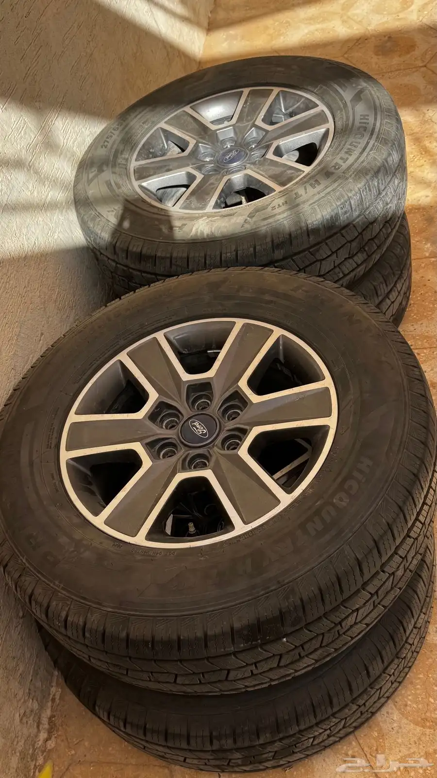 جنوط مع كفرات فوردf150 جديده 0