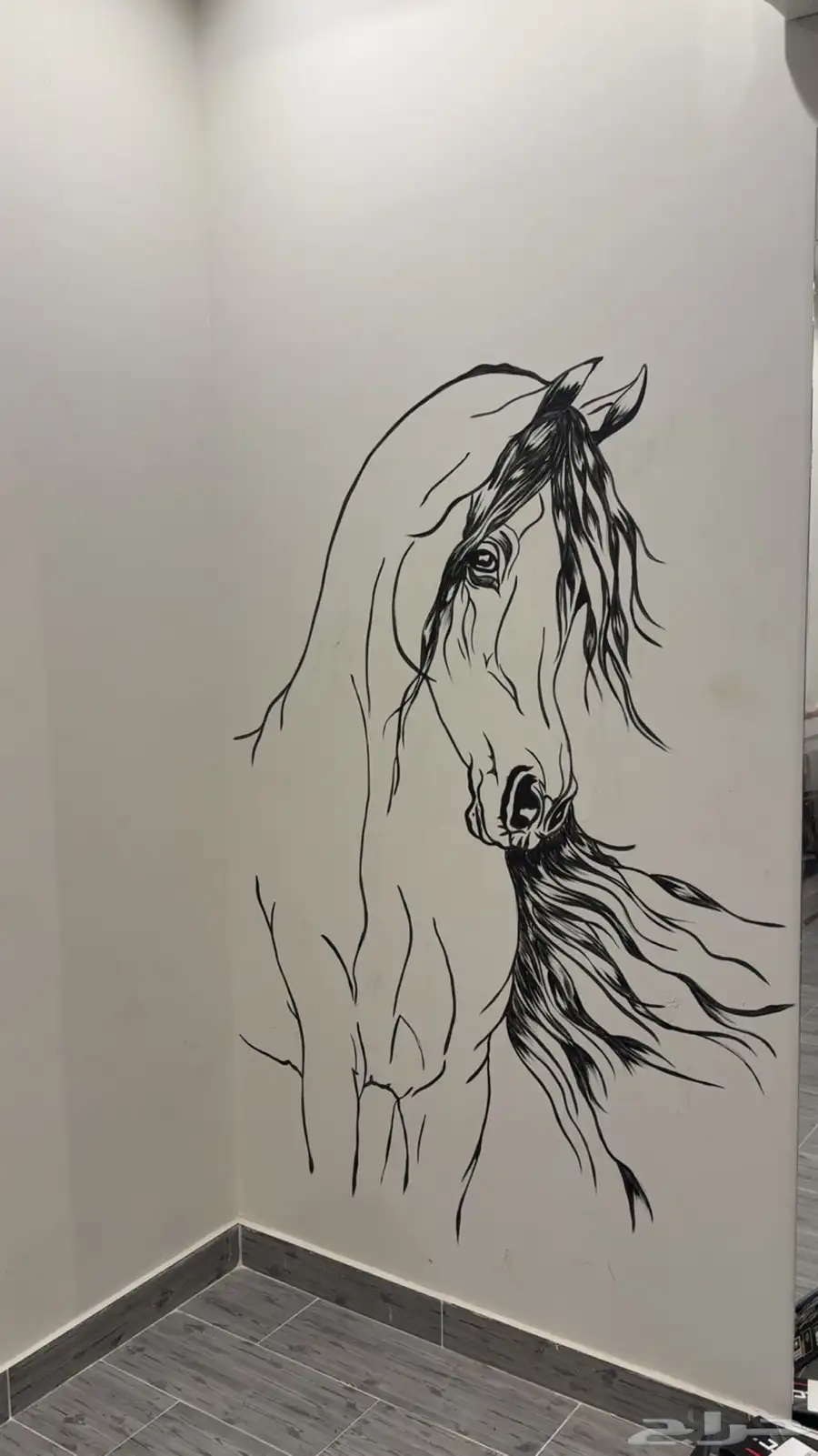 رسم على جداري او لسطبلات او غرف خيل 6