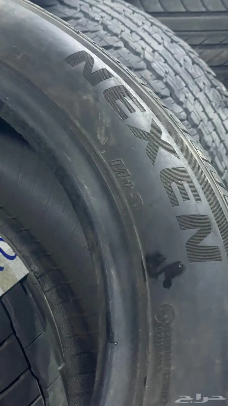 كفرات نكسن Nexen كورية شبه جديدة - مقاس 225 55 19 2