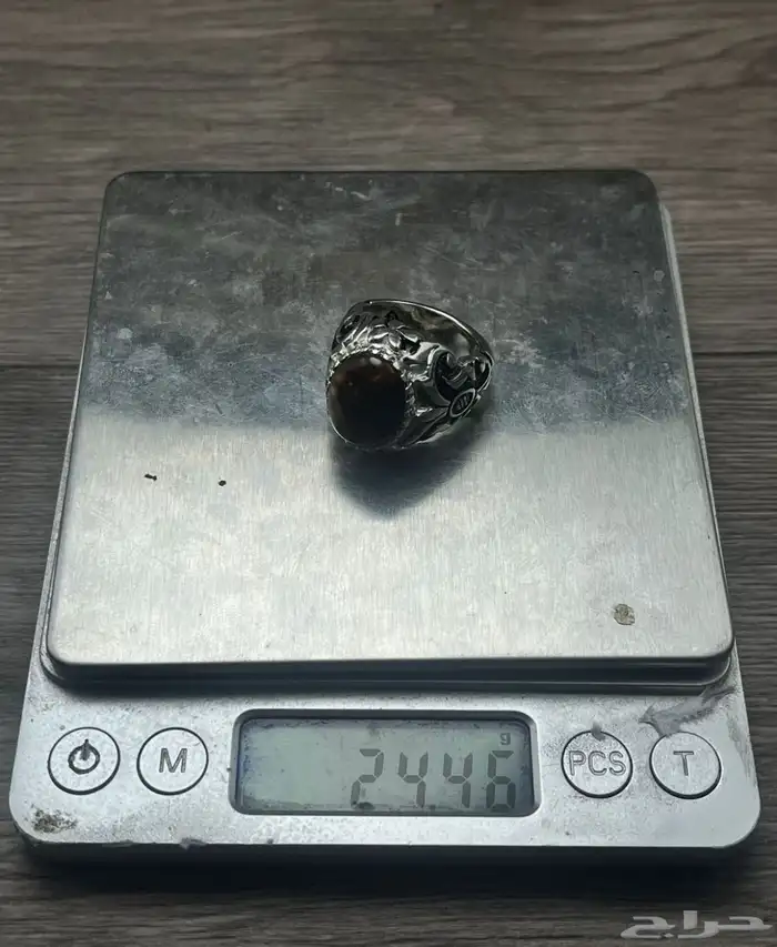 خاتم عقيق النار عقيق مكسيكي فل فاير 0