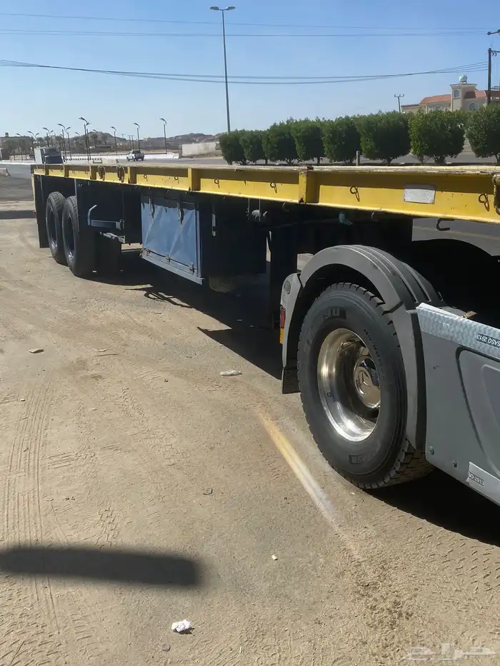 تريله ترله شاحنه جوانب عالي وستاير نقل البضائع والمهمات 3