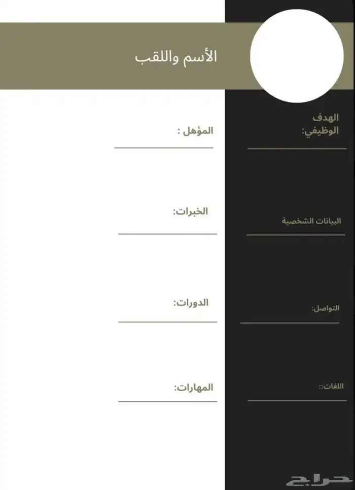 مصممة سيره ذاتيه بنظام ATS بسعر 20 وخدمات إلكترونيه اكثر 0