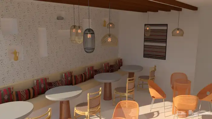 تصميم داخلي واستشارات هندسيه مخططات توزيع اناره 1