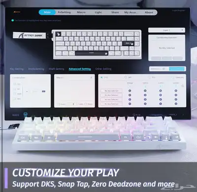 كيبورد اتاك شارك 68x he ا Attack Shark 68HE Keyboard 5