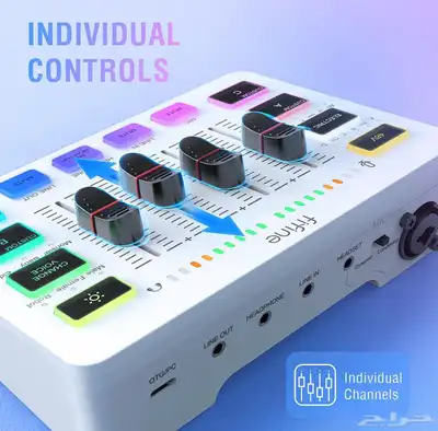 مكسر صوت فيفاين الجديد FIFINE MIXER SC3 2