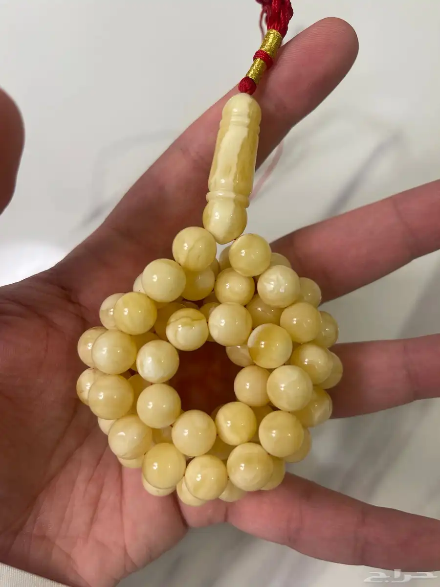 سبحة كهرمان طبيعي سوبر 1