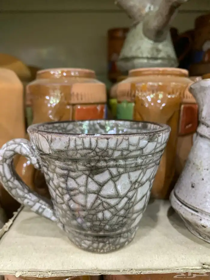 تحف فخاريه طقم وكاسات تجنن للتقديم علب هديه 7