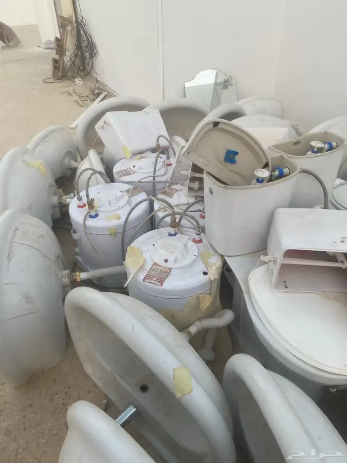 مغاسل وكراسي افرنجيه وسخانات 2