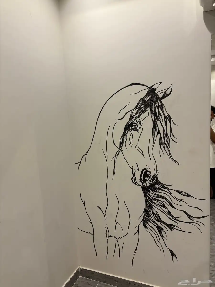 رسم على جداري او لسطبلات او غرف خيل 3