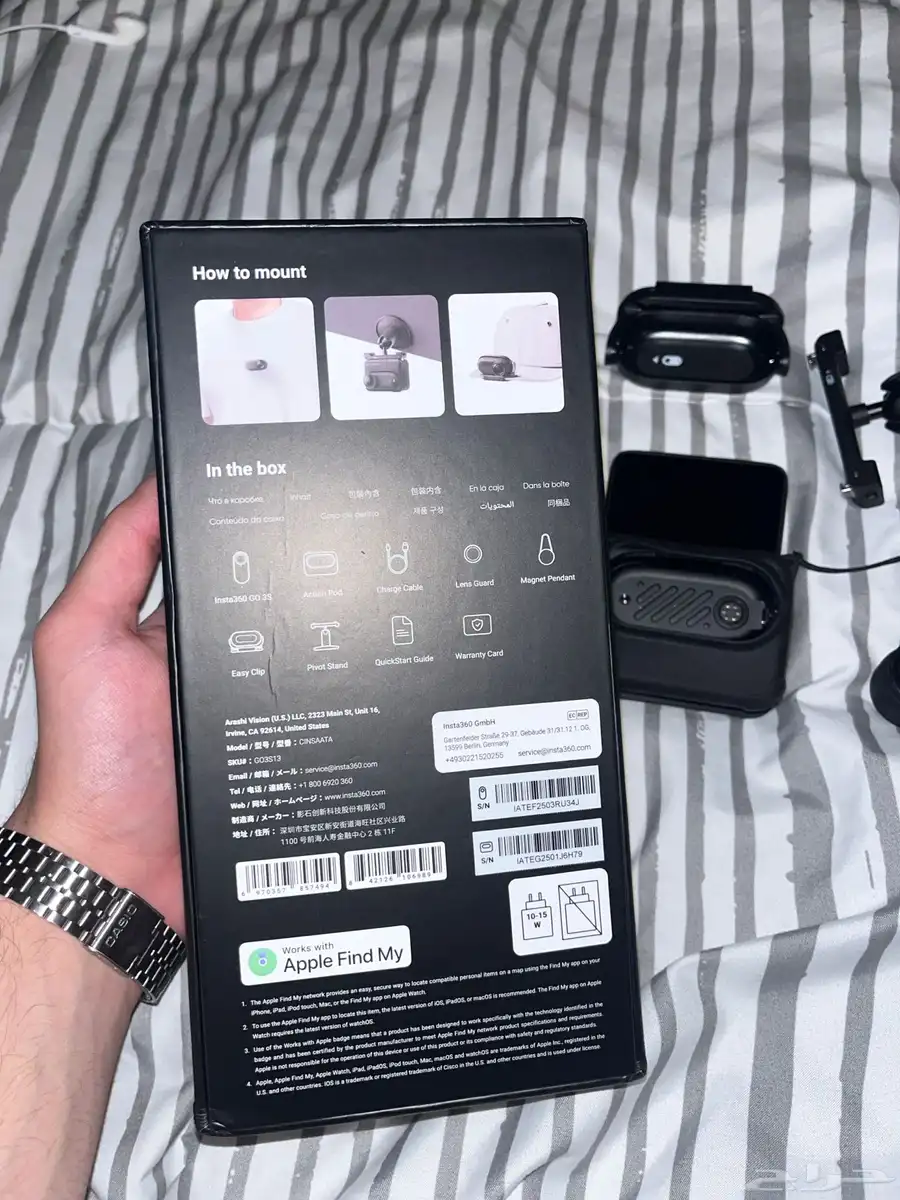 كاميرا insta360 go3s استخدام قليل 3