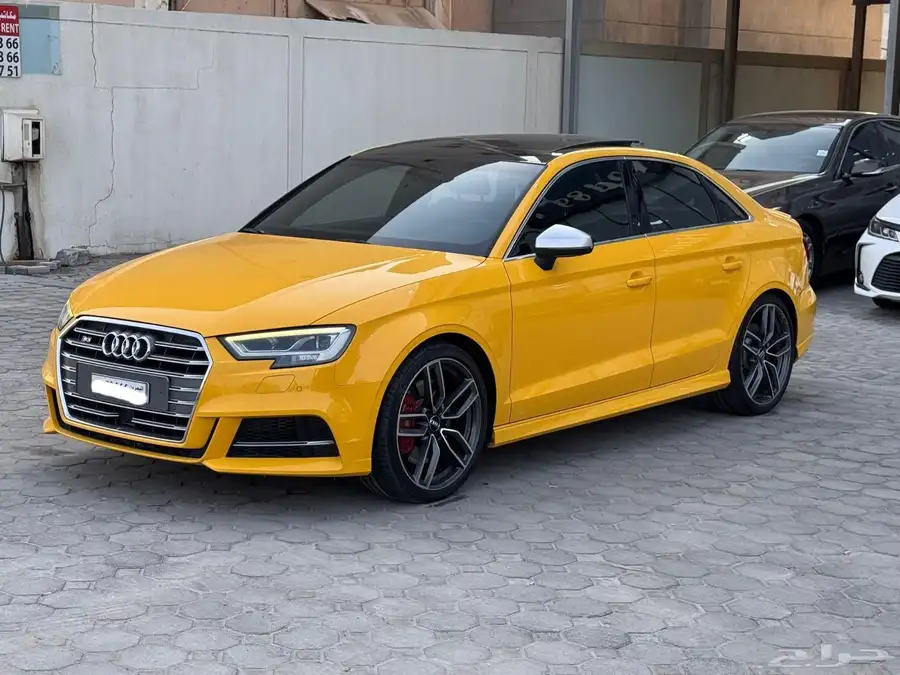 للبيع  أودي S3 S-Line Quattro موديل 2018 (أصفر) 0