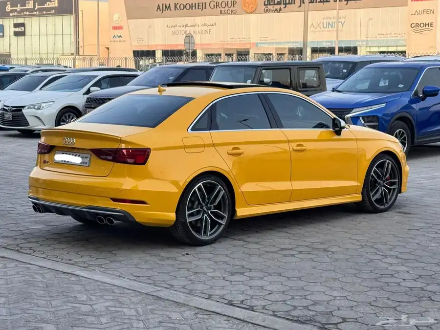 للبيع  أودي S3 S-Line Quattro موديل 2018 (أصفر) 5