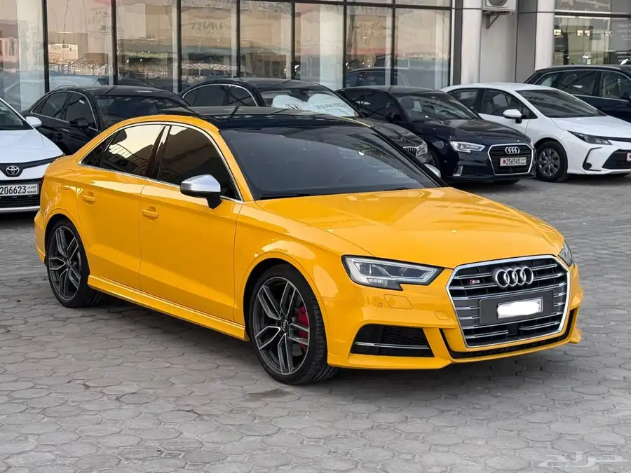 للبيع  أودي S3 S-Line Quattro موديل 2018 (أصفر) 1