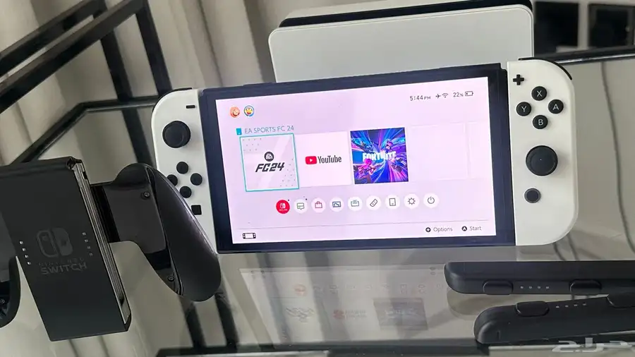 نينتندو سويتش OLED شبه جديد   فيفا 24 الأحساء 3