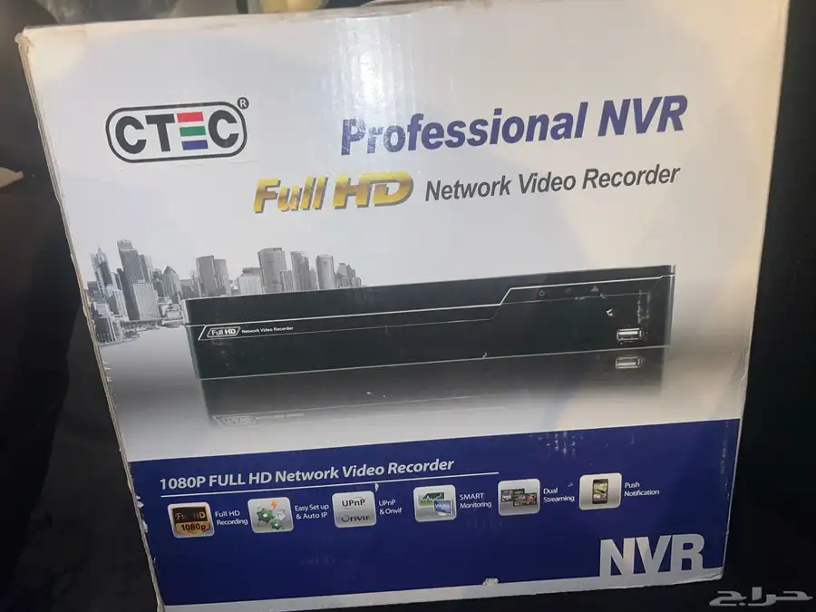جهاز تسجيل كاميرات مراقبة CTEC NVR احترافي 0