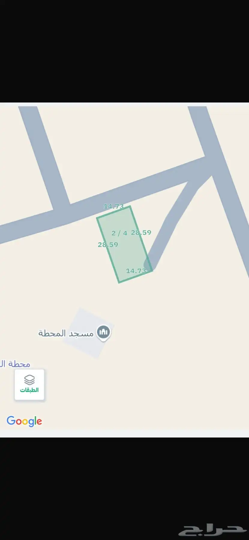 ارض للبيع الدليمية بجانب محطة 0