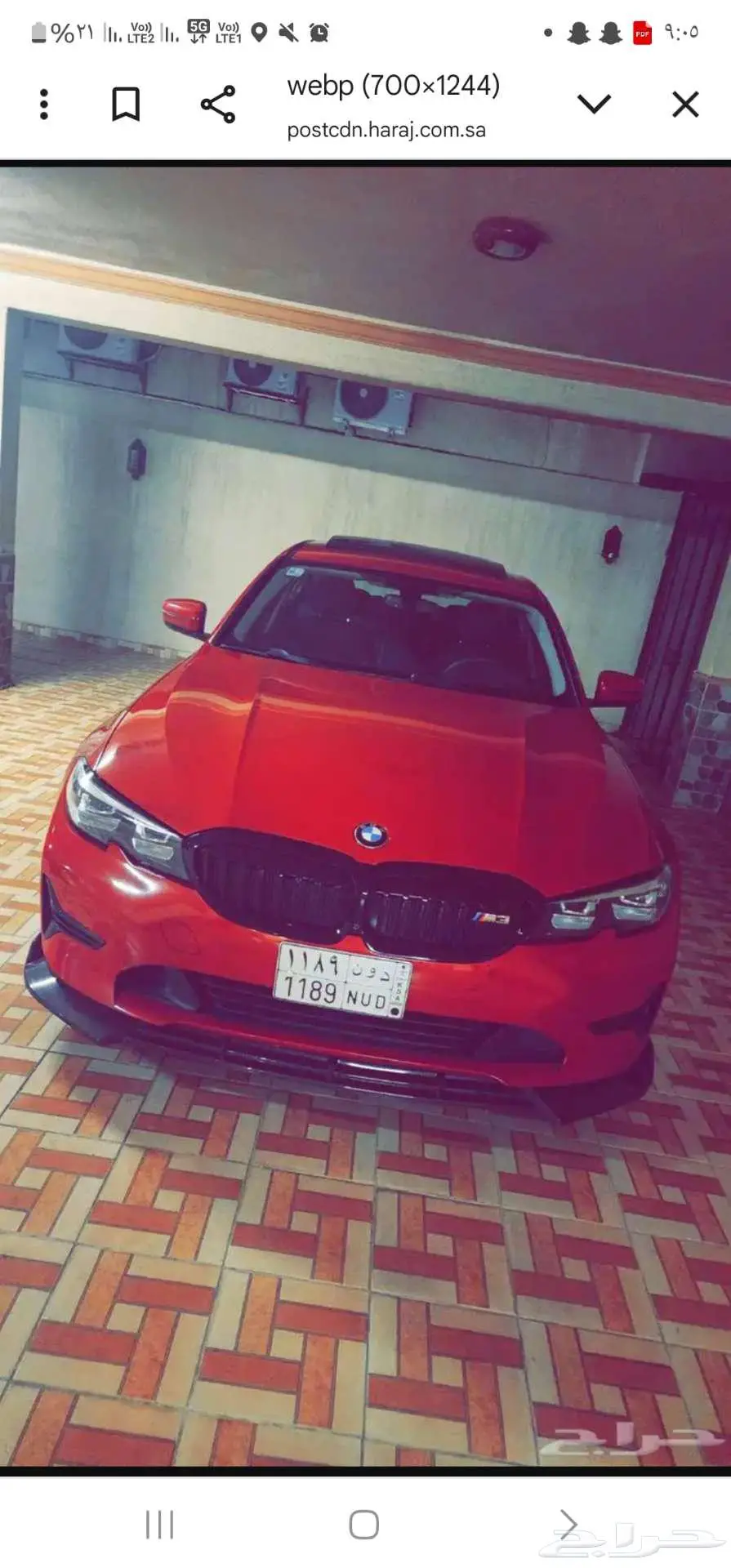 للييع بي ام دبيلو 320i موديل 2021 12