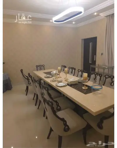 فيلا مؤثثه للايجار بحي البساتين 8