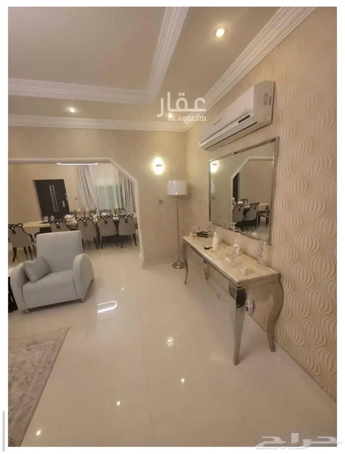 فيلا مؤثثه للايجار بحي البساتين 3