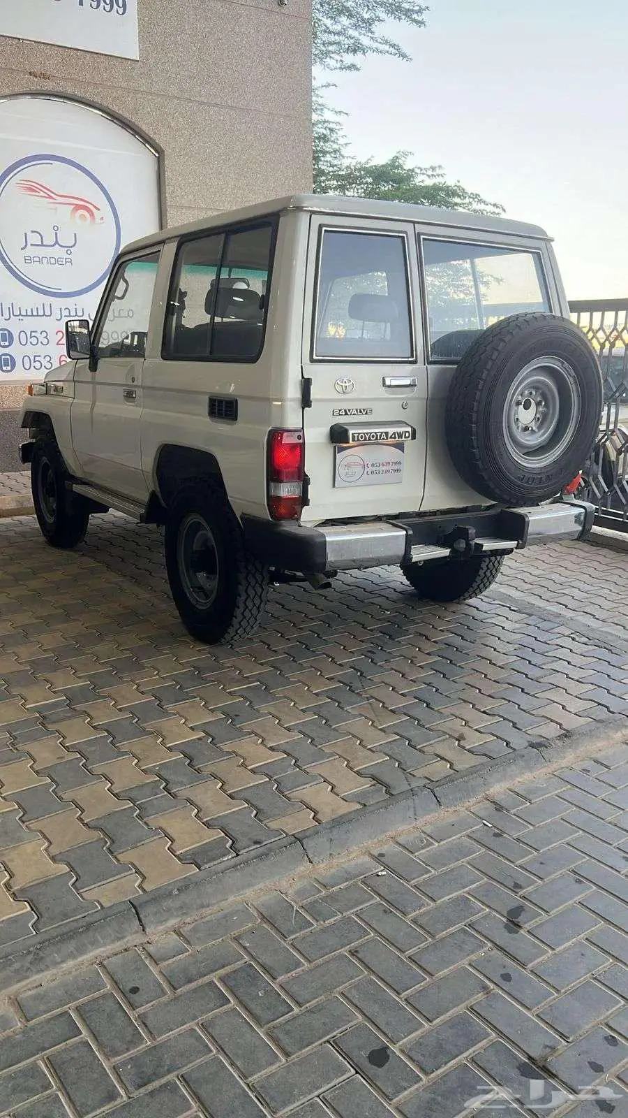 تويوتا ربع سعودي 1995 ابيض 4