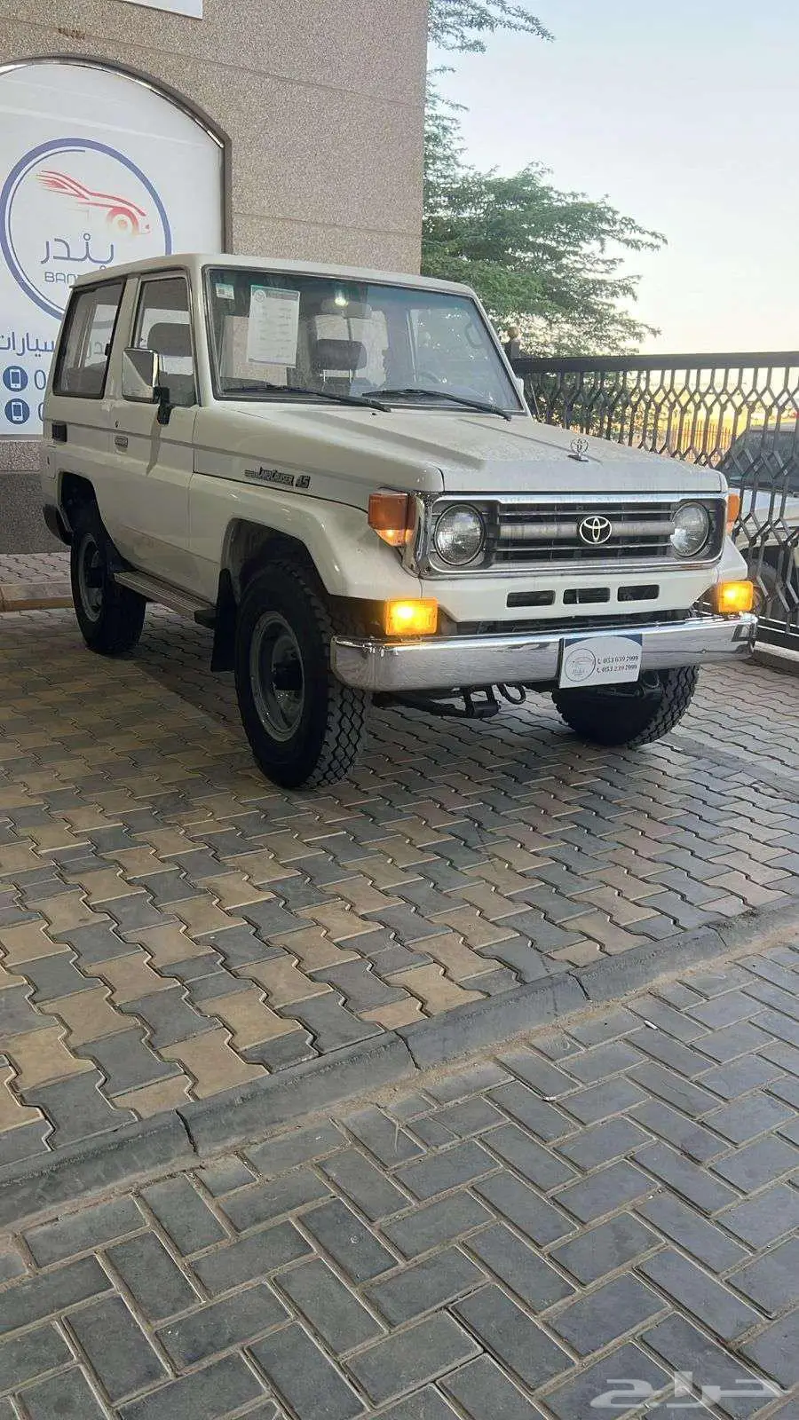 تويوتا ربع سعودي 1995 ابيض 1