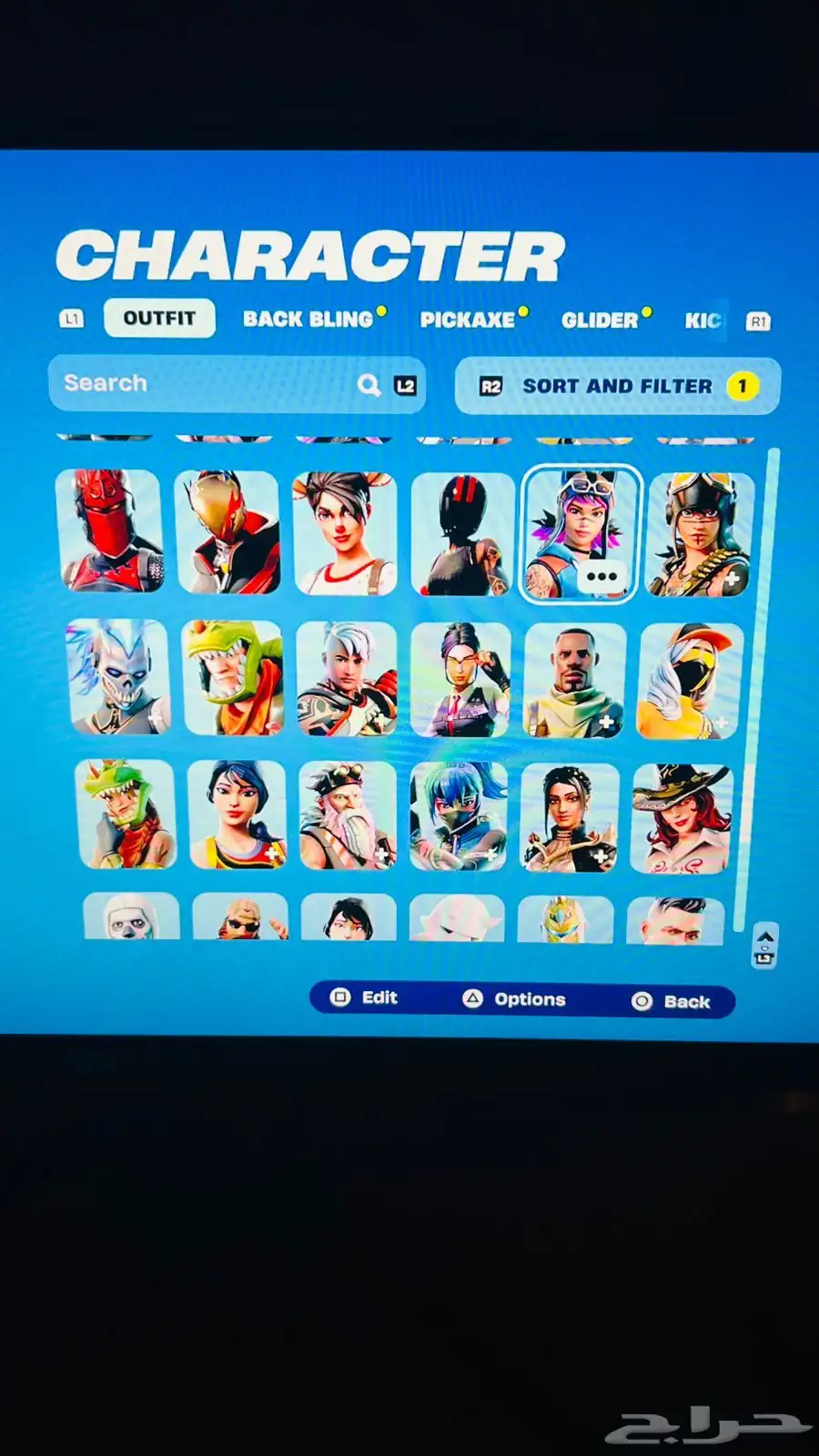 حساب فورت نايت 162 سكن للبيت 140 ريال وصل سومة 5