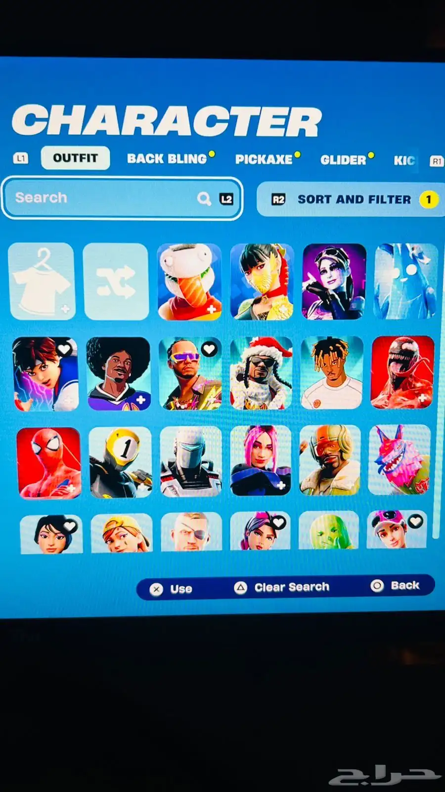 حساب فورت نايت 162 سكن للبيت 140 ريال وصل سومة 0
