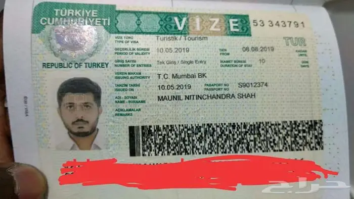 تاشيره فيزه فيزا الهند شنجن بريطانيا 19