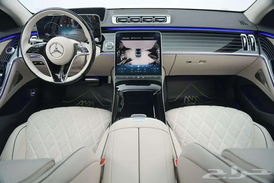 مرسيدس S 500 موديل 2025 أصفار خليجي أبيض أبيض 5