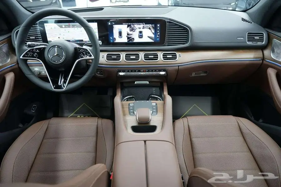 مرسيدس GLE 450 SUV موديل 2024 أصفار خليجي أسود بني 6