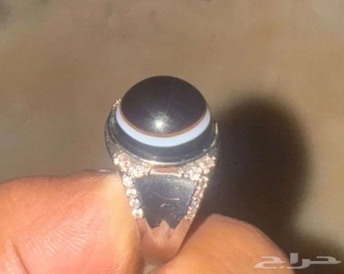 خاتم فضة عقيق مميز للبيع 1