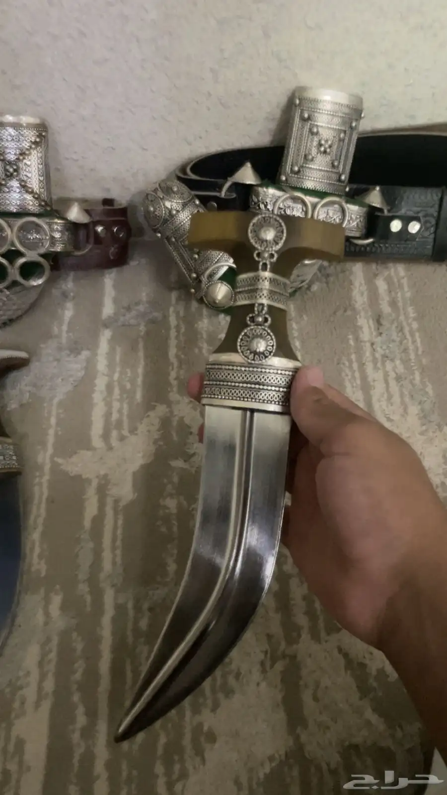 للبيع جنابي صب فضه قديم فاخر البيع مستعجل التواصل خاص 3