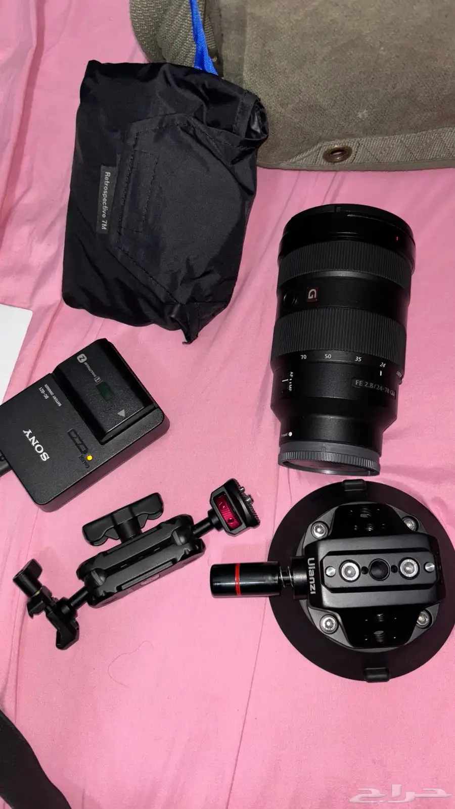 كميرة Sony a7siii مع عدسة G Master fe24-70mm 10