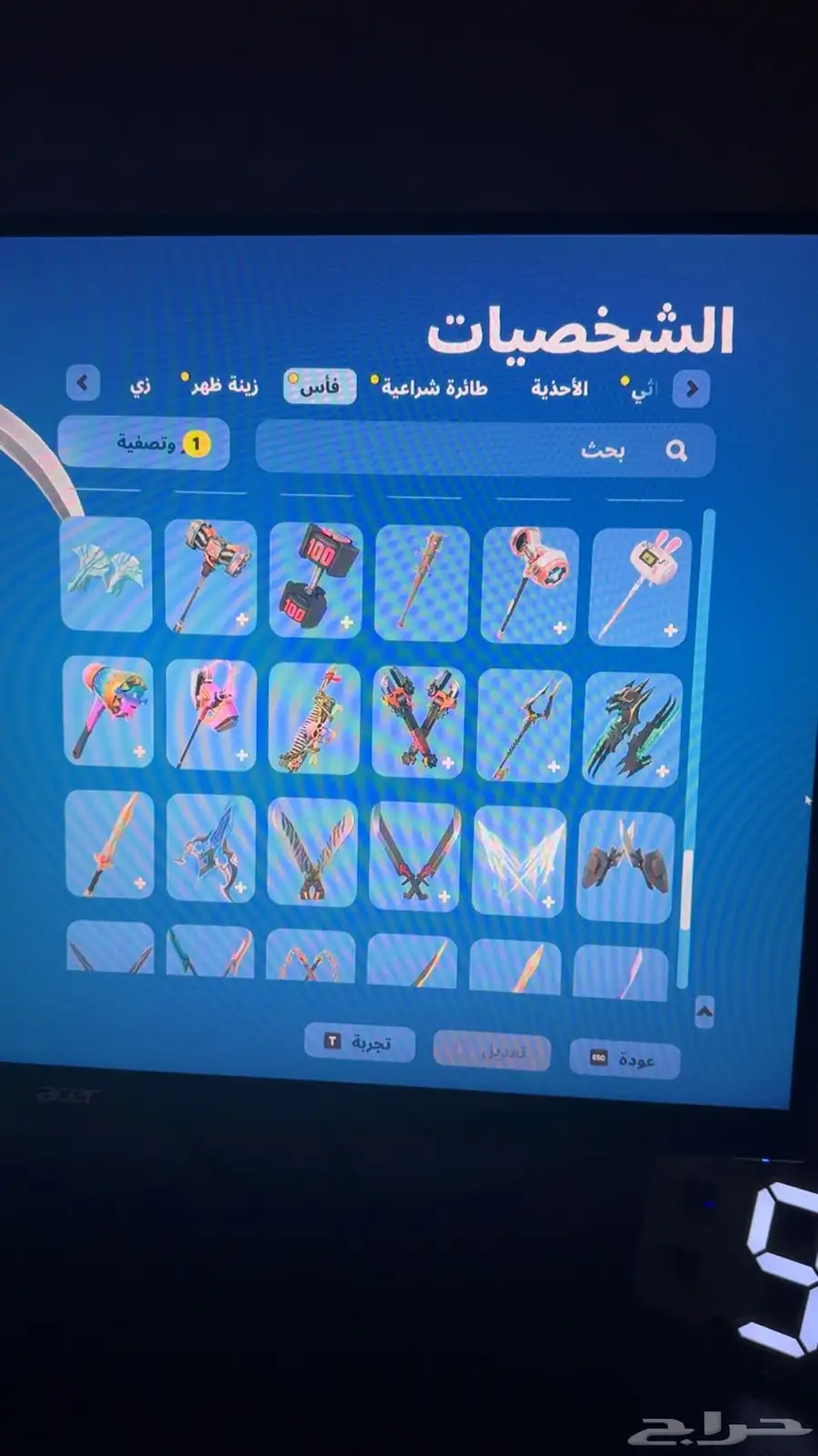 سلام عليكم حساب فورت  الحساب فيه بلاك اوبس 6  اقبل بدل 1
