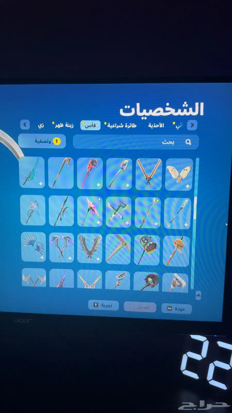سلام عليكم حساب فورت  الحساب فيه بلاك اوبس 6  اقبل بدل 3