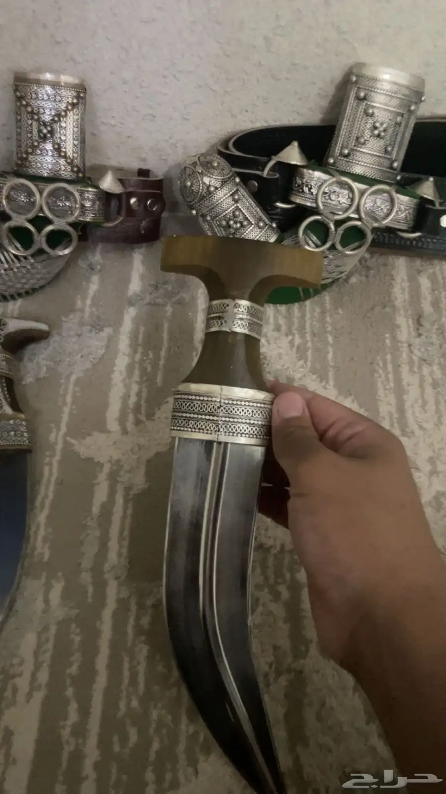 للبيع جنابي صب فضه قديم فاخر البيع مستعجل التواصل خاص 1