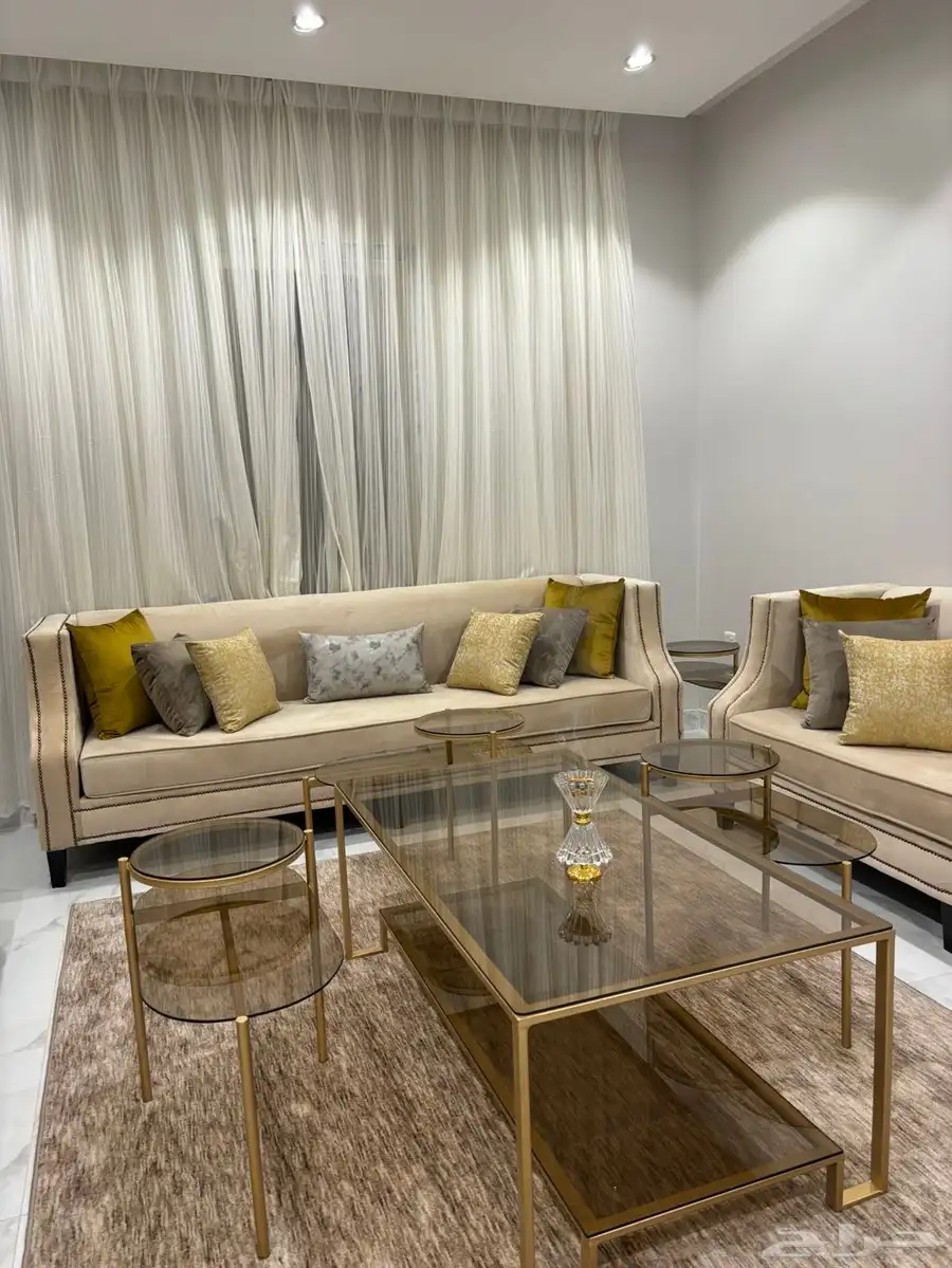 3 كنبات وطاولات وسجاد وستاره 0