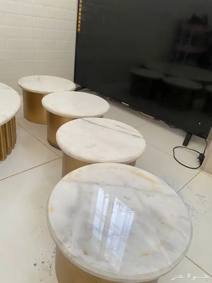 طاوالات رخام طبيعي ثقيل 2