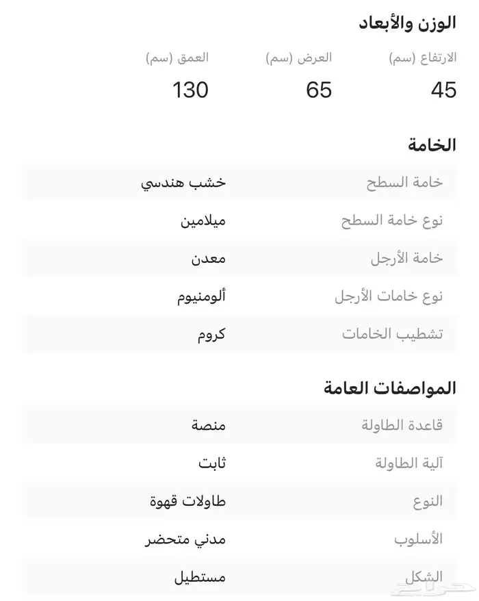 طاولة ضيافه 3