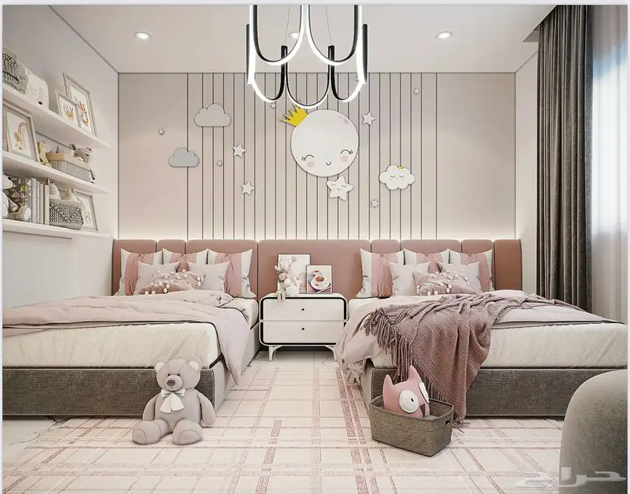 تصميم غرفه أطفال مودرن 0