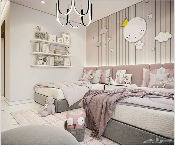 تصميم غرفه أطفال مودرن 3
