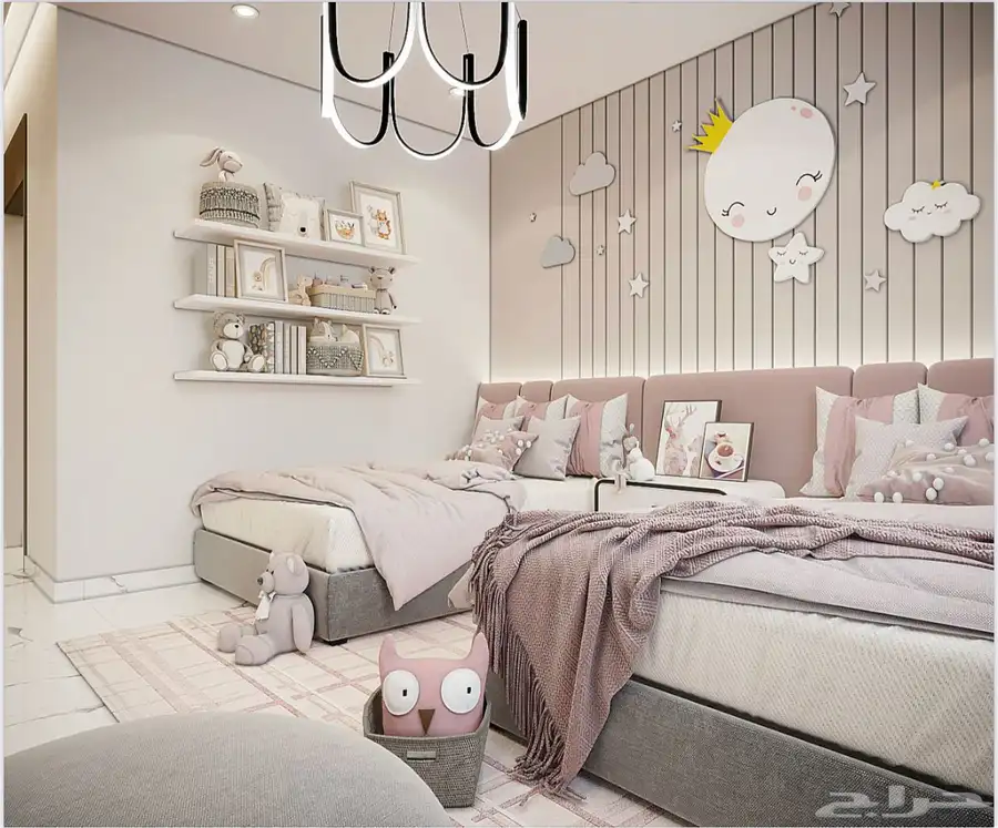 تصميم غرفه أطفال مودرن 3